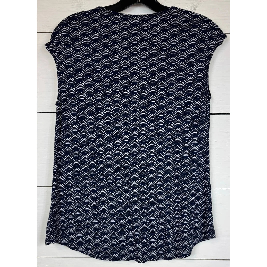 Skies Are Blue Sleeveless Blue Blouse Women's Size Medium - Image 2