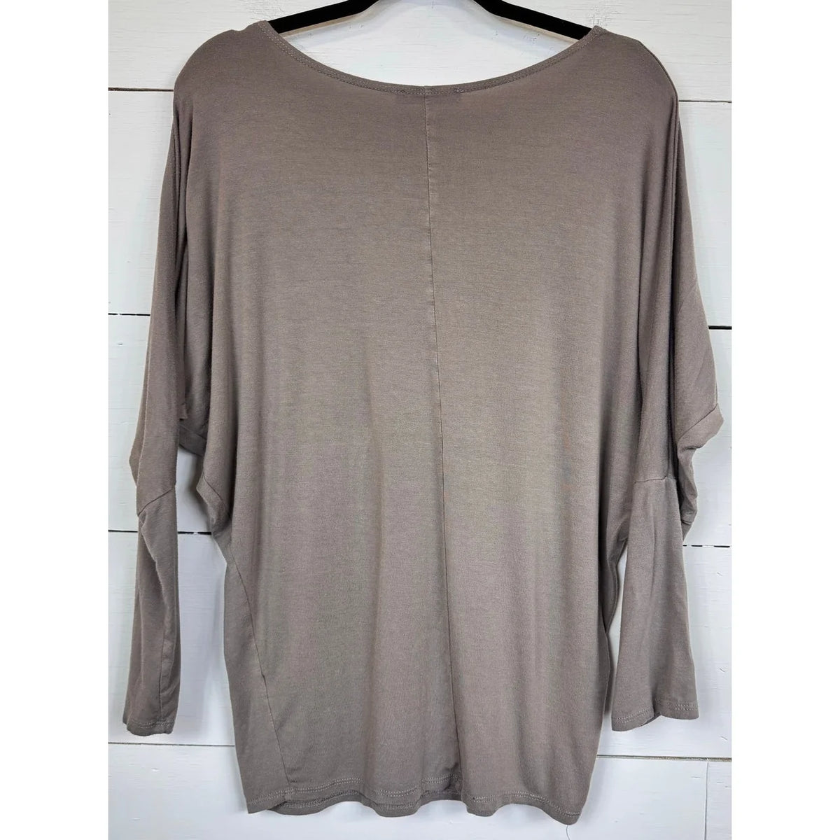 Emma's Closet Brown Long Sleeve Blouse Women's Size Medium - Image 2