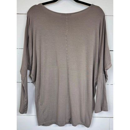 Emma's Closet Brown Long Sleeve Blouse Women's Size Medium - Image 2