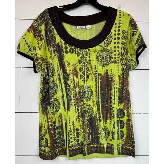 Cato Green Blouse Women’s Large - Image 1