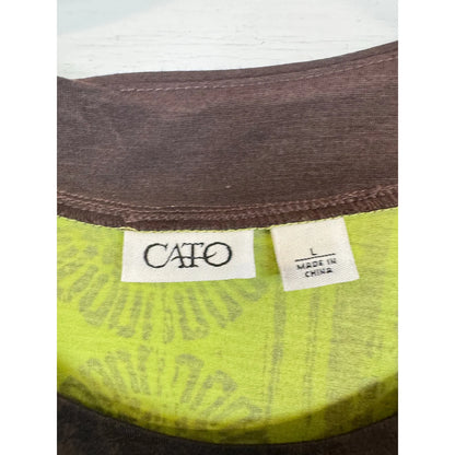 Cato Green Blouse Women’s Large - Image 3