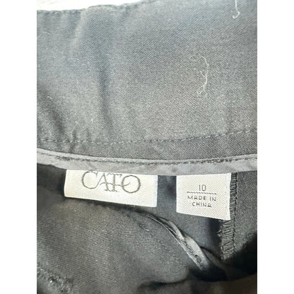 Cato Black Dress Pants Women's Size 10 - Image 3