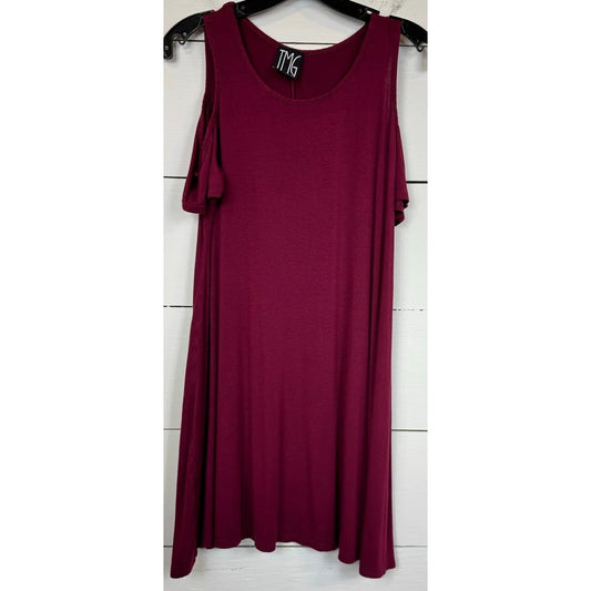 Tmg Red Knee Length Dress Women's Large - Image 1