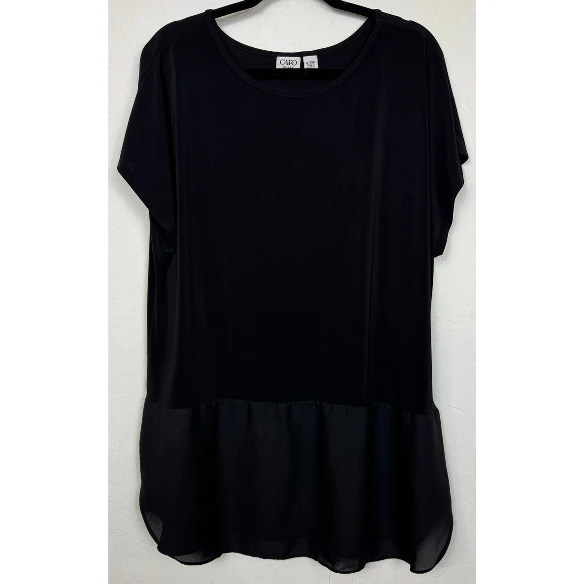 Cato Black Blouse Women's 18/20W - Image 1