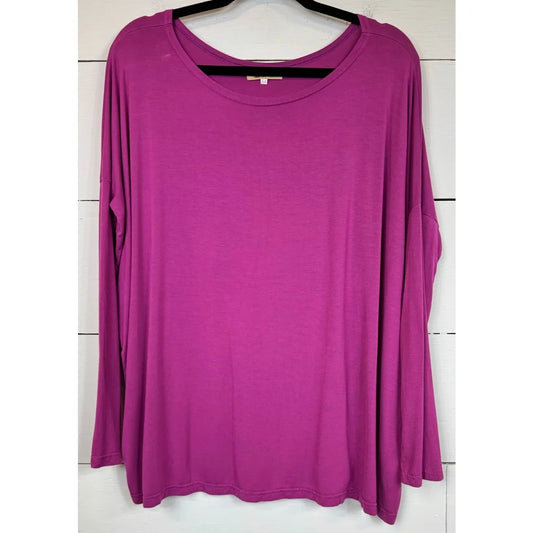 Piko Purple Blouse Women's Medium - Image 1
