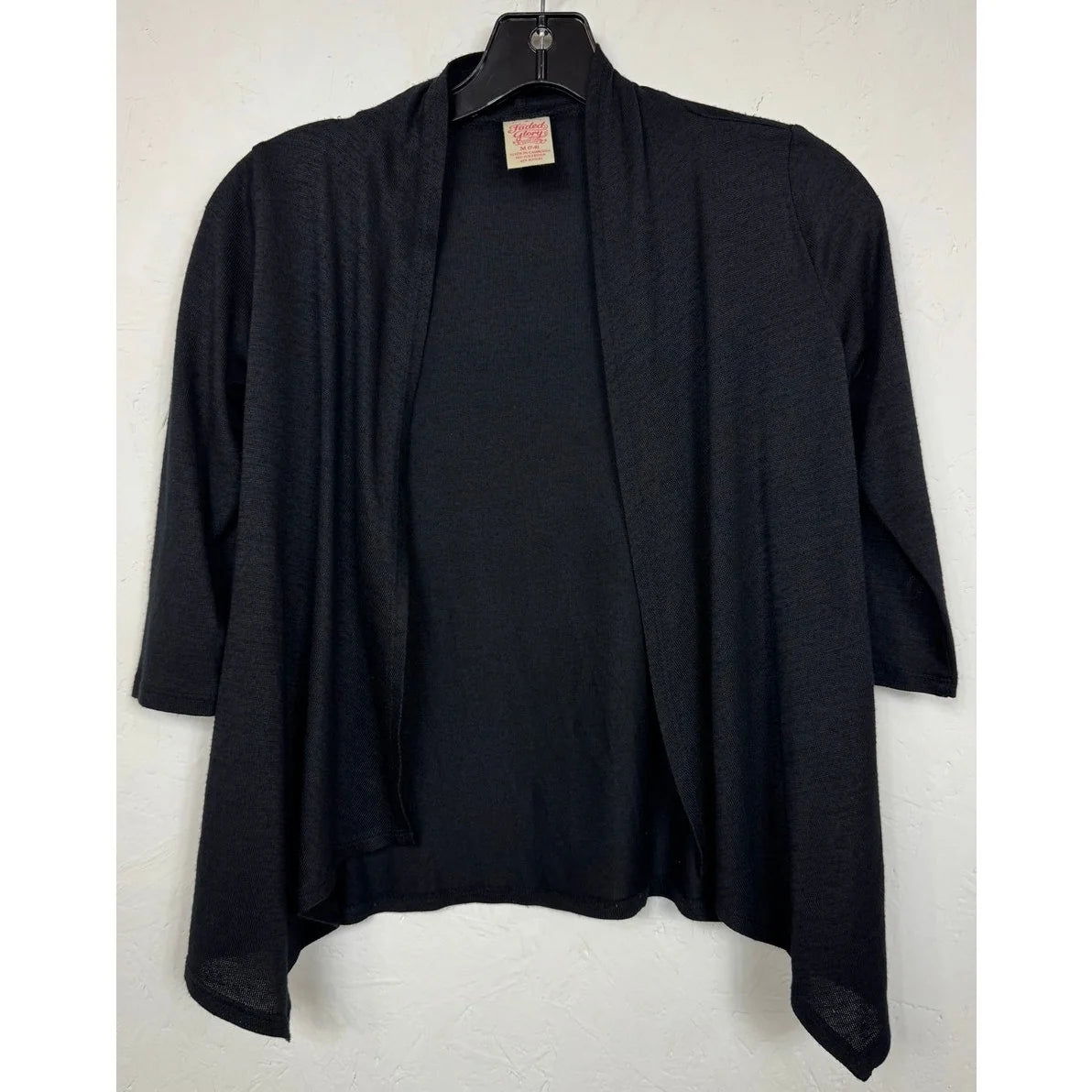 Faded Glory Black Cardigan Girl's Medium (7/8) - Image 1