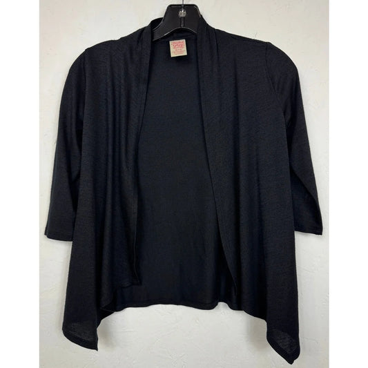Faded Glory Black Cardigan Girl's Medium (7/8) - Image 1