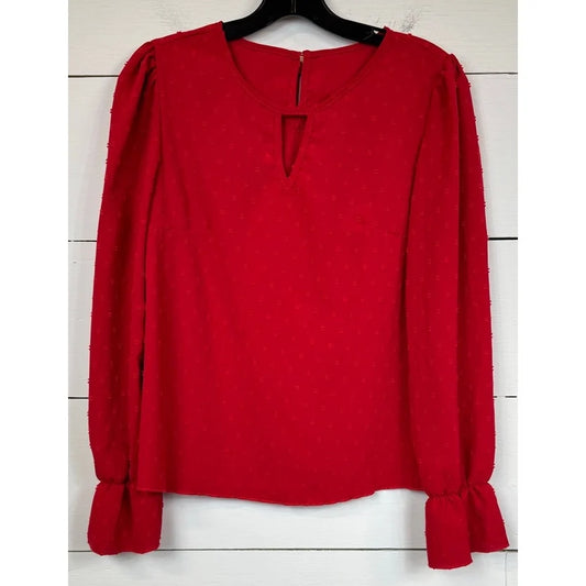 Shein Red Blouse Women's Medium - Image 1