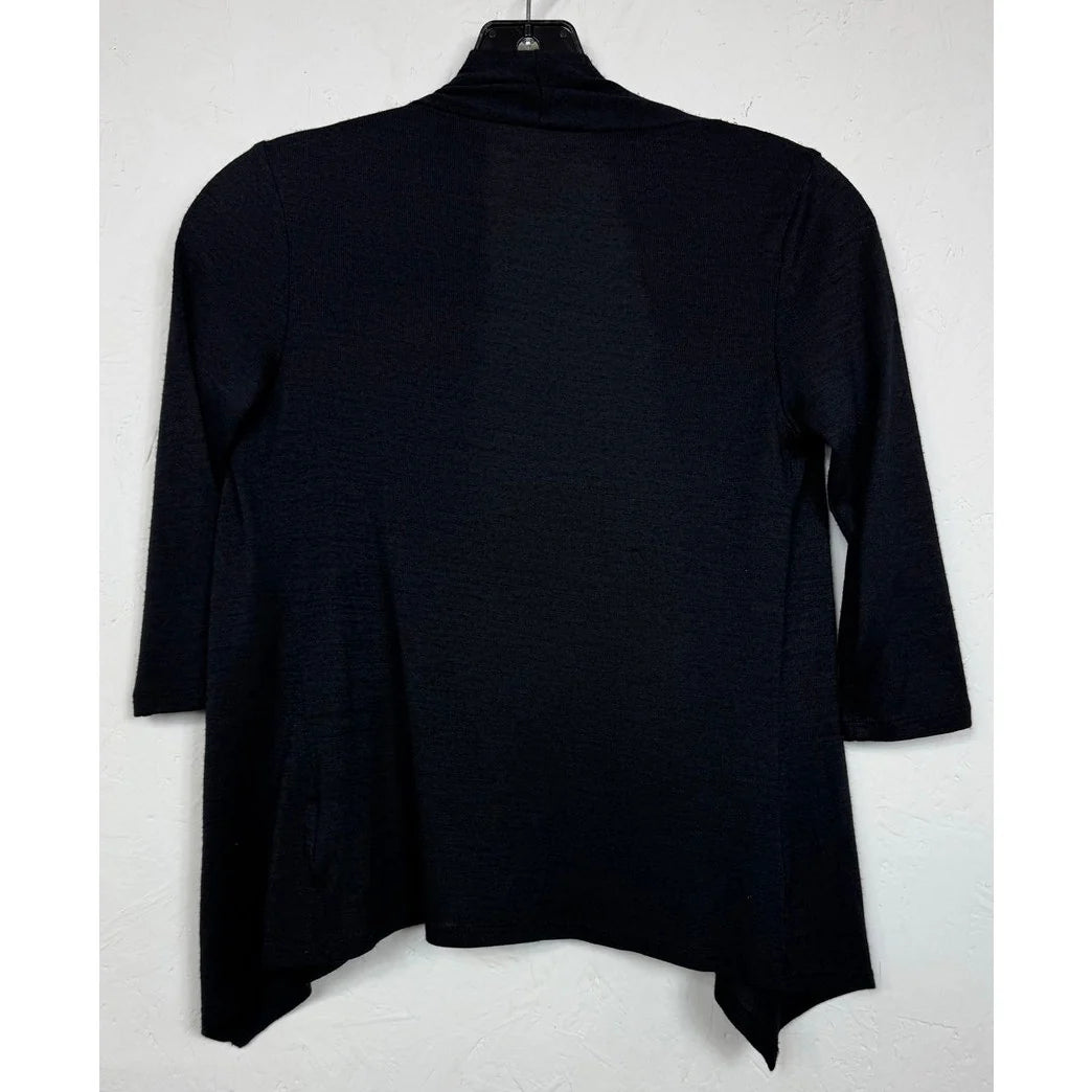 Faded Glory Black Cardigan Girl's Medium (7/8) - Image 2