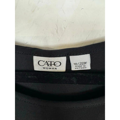 Cato Black Blouse Women's 18/20W - Image 3