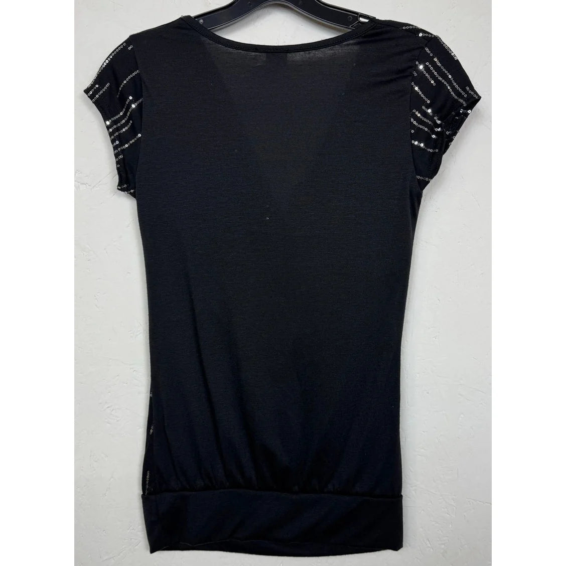 Discreet Black Blouse Women's Medium - Image 2