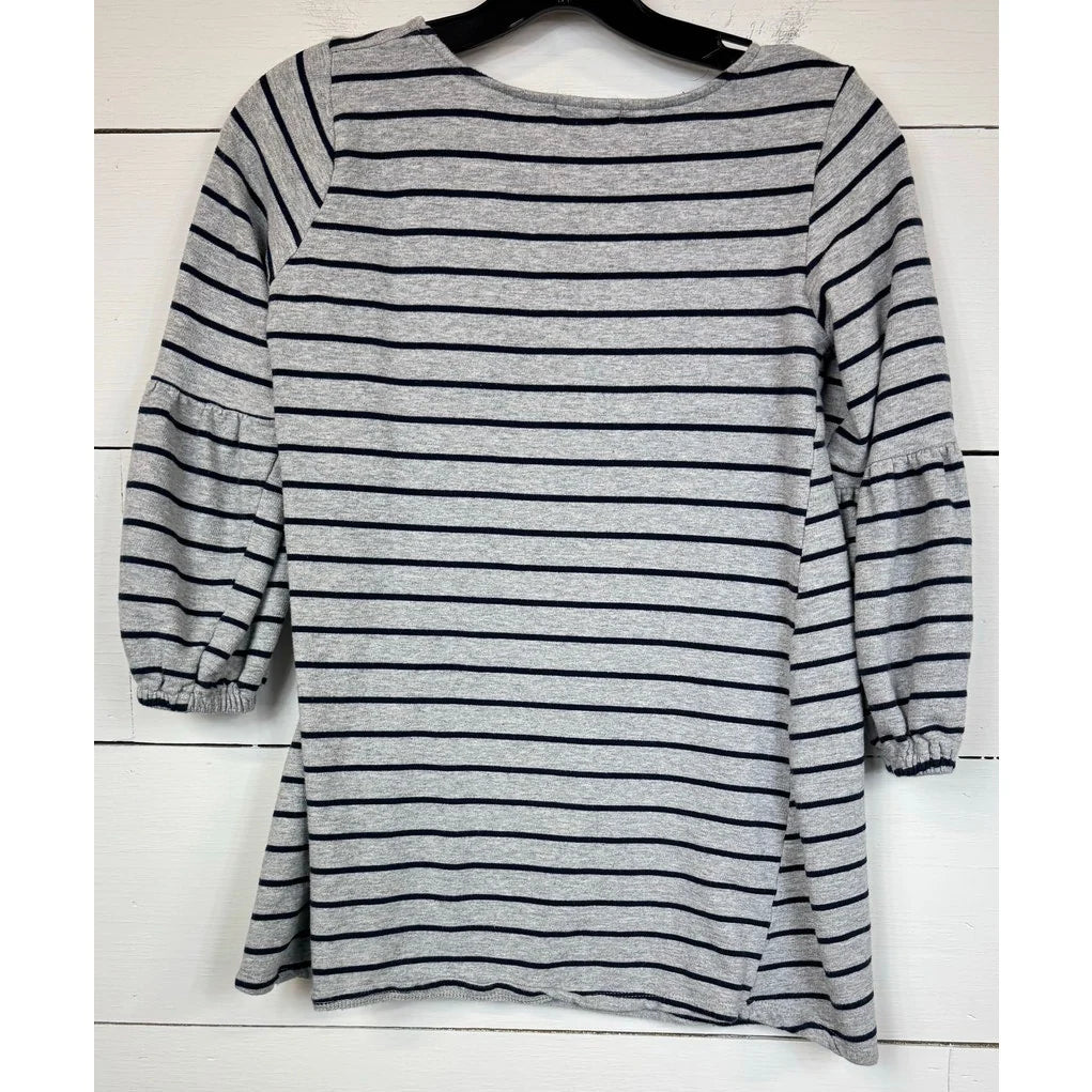 Copper Key Gray Blue Long Sleeve Shirt Girl's Large - Image 2
