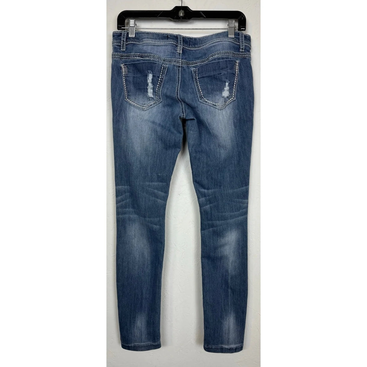 Almost Famous Blue Skinny Jeans Women's Size 7 - Image 2
