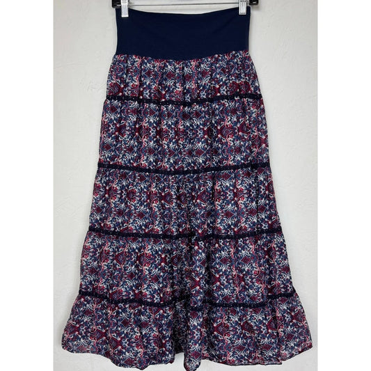 Reba Blue Maxi Skirt Women's Size Small - Image 1