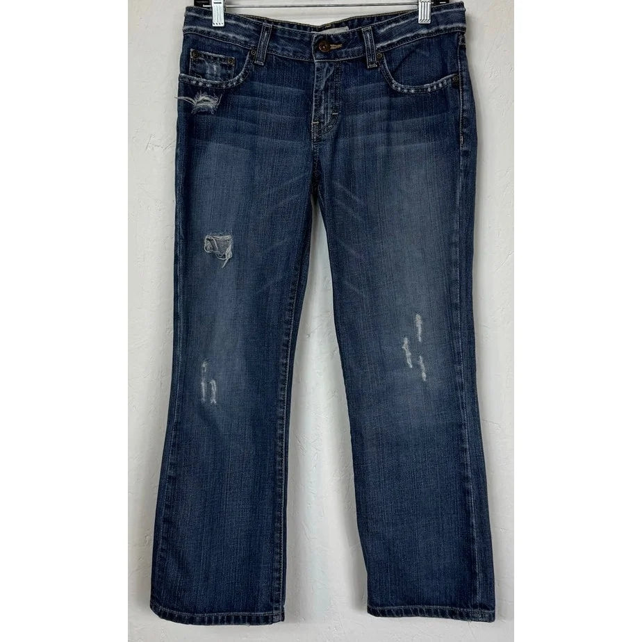 BKE Blue Straight Cut Capris Women's Size 29" - Image 1