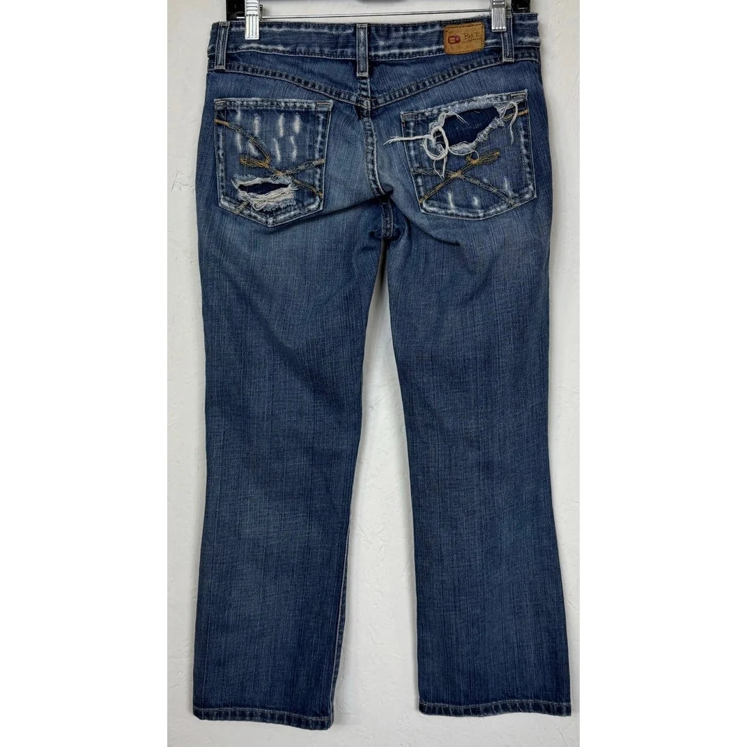 BKE Blue Straight Cut Capris Women's Size 29" - Image 2