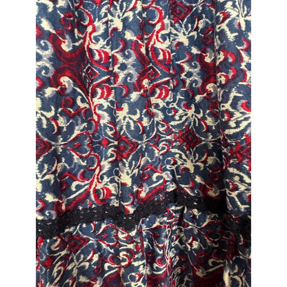 Reba Blue Maxi Skirt Women's Size Small - Image 3