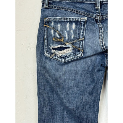 BKE Blue Straight Cut Capris Women's Size 29" - Image 4