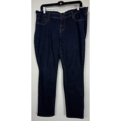 Old Navy Blue Skinny Jeans Women's Size 14 Short - Image 1