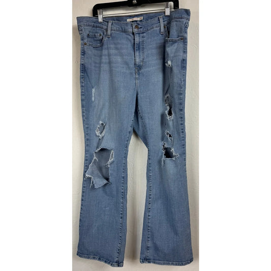 Levi Strauss Blue High Rise Bootcut Jeans Women's 18w - Image 1