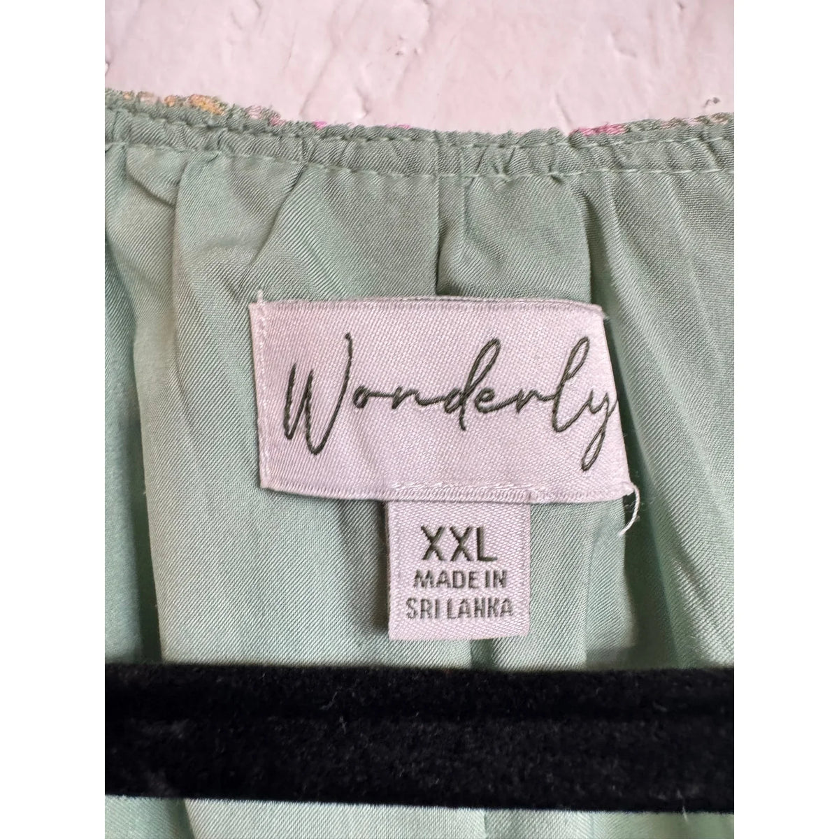 Wonderly Green Maxi Dress Women's Size XXL - Image 3