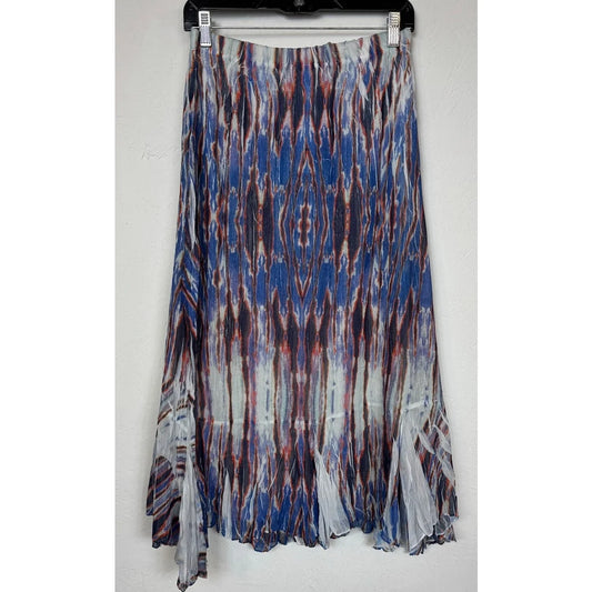 Reba Blue Midi Skirt Women's Size Small - Image 1
