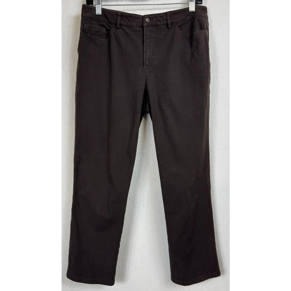 Peace Of Cloth Brown Capris Women's Size 6 - Image 1