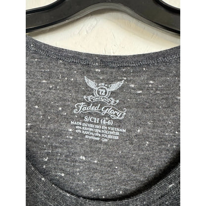 Faded Glory Gray T-shirt Women's Size Small - Image 3
