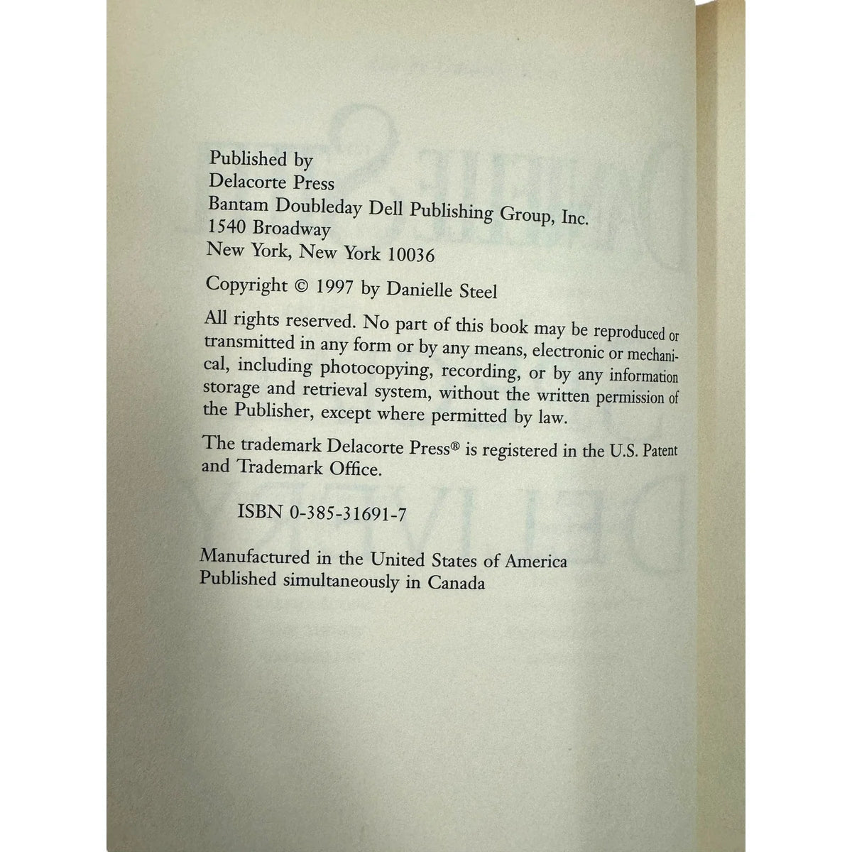 Special Delivery by Danielle Steel (Hardcover) - Image 7