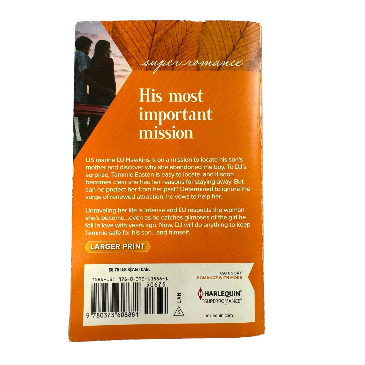 The Marine Finds His Family by Angel Smits (Paperback) (Large Print) - Image 2