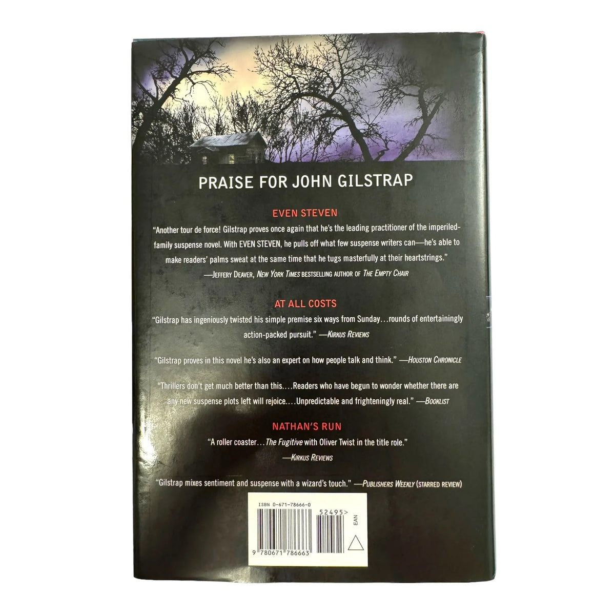 Even Steven by John Gilstrap (Hardcover) - Image 2