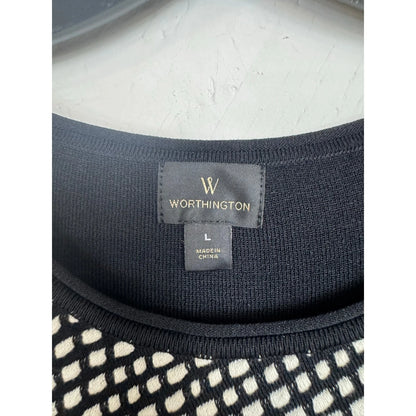 Worthington Sleeveless Blouse Women's Size Large - Image 3