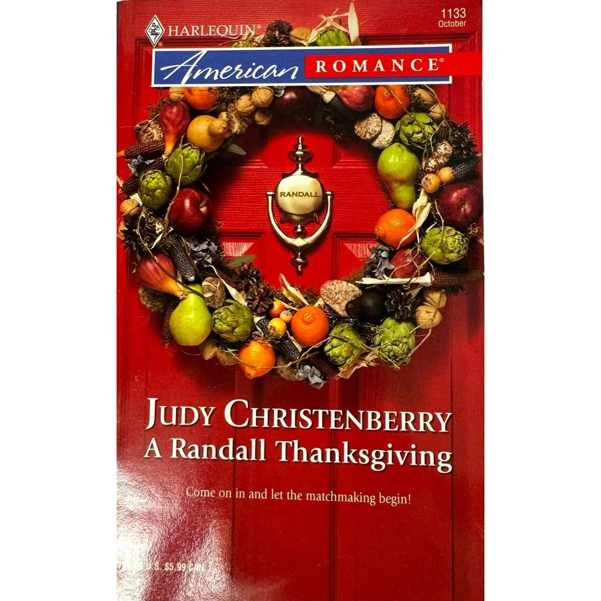 A Randall Thanksgiving by Judy Christenberry (Paperback) - Image 1