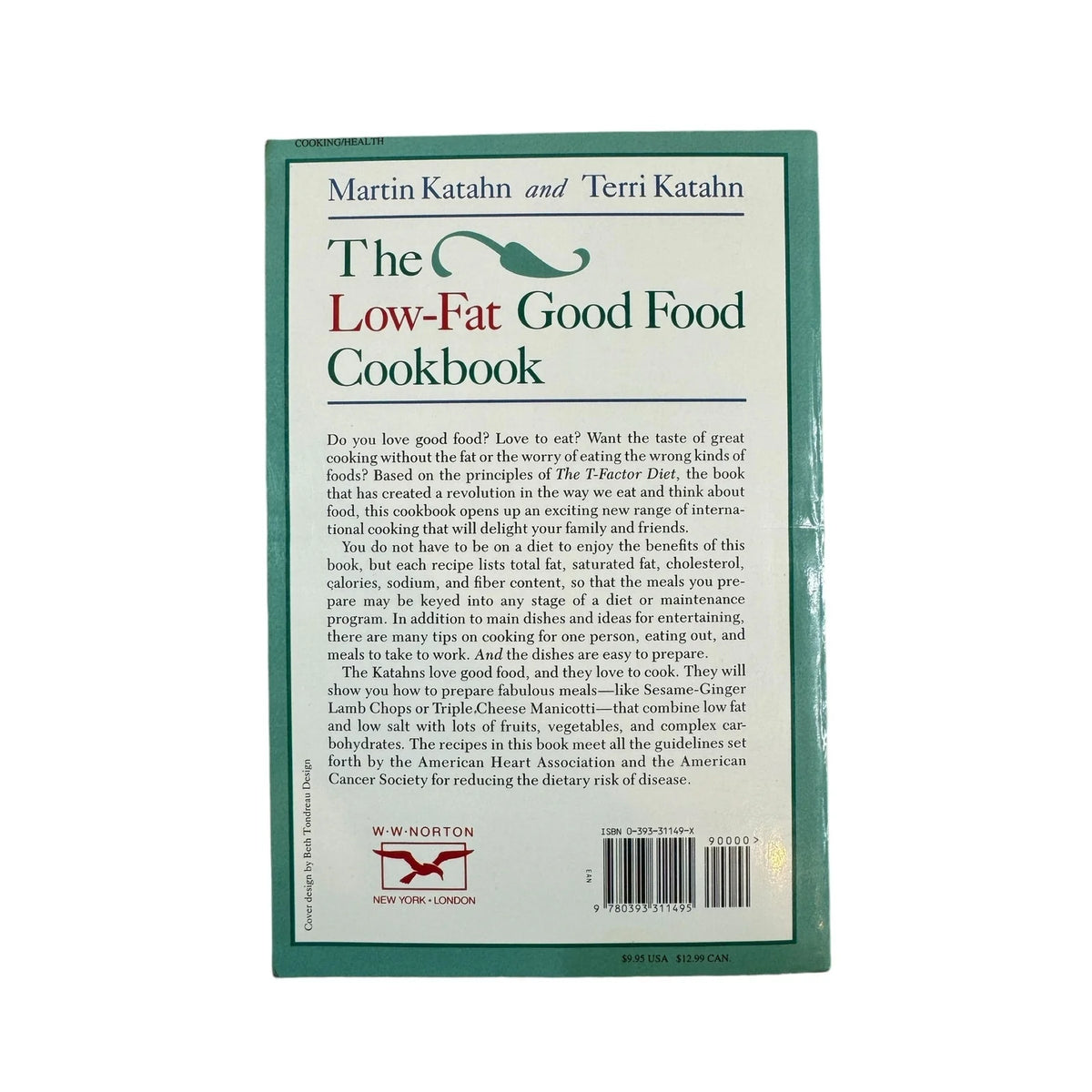 The Low-Fat Good Food Cookbook by Martin Katahn & Terri Katahn (Paperback) - Image 2