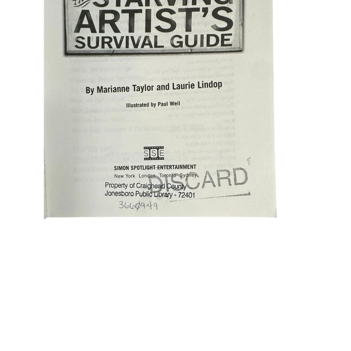 The Starving Artist's Survival Guide by Marianne Taylor (Paperback) - Image 9