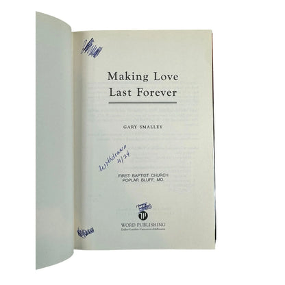 Making Love Last Forever by Gary Smalley (Hardcover) - Image 8