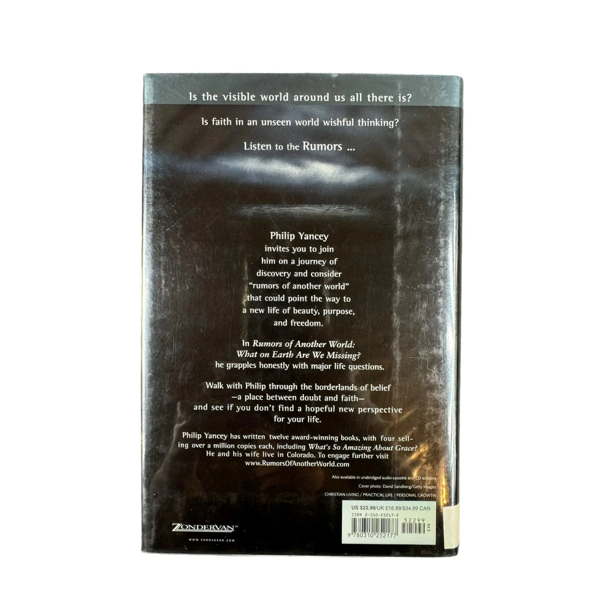 Rumors of Another World by Philip Yancey (Hardcover) - Image 2