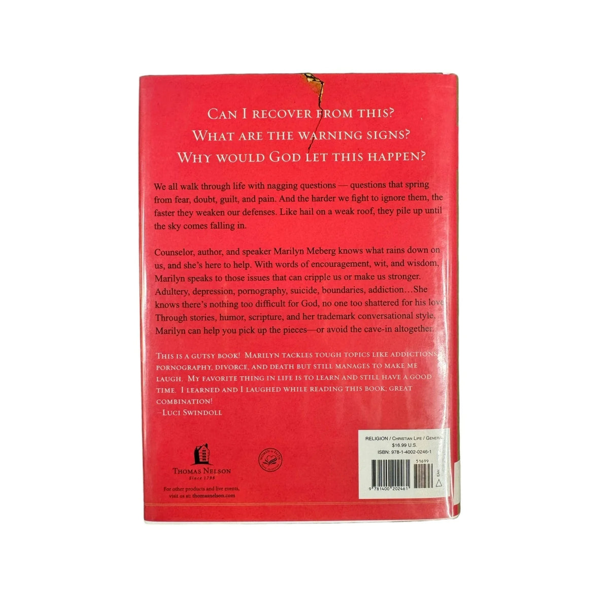 What to Do When the Roof Caves In by Marilyn Meberg (Hardcover) - Image 2