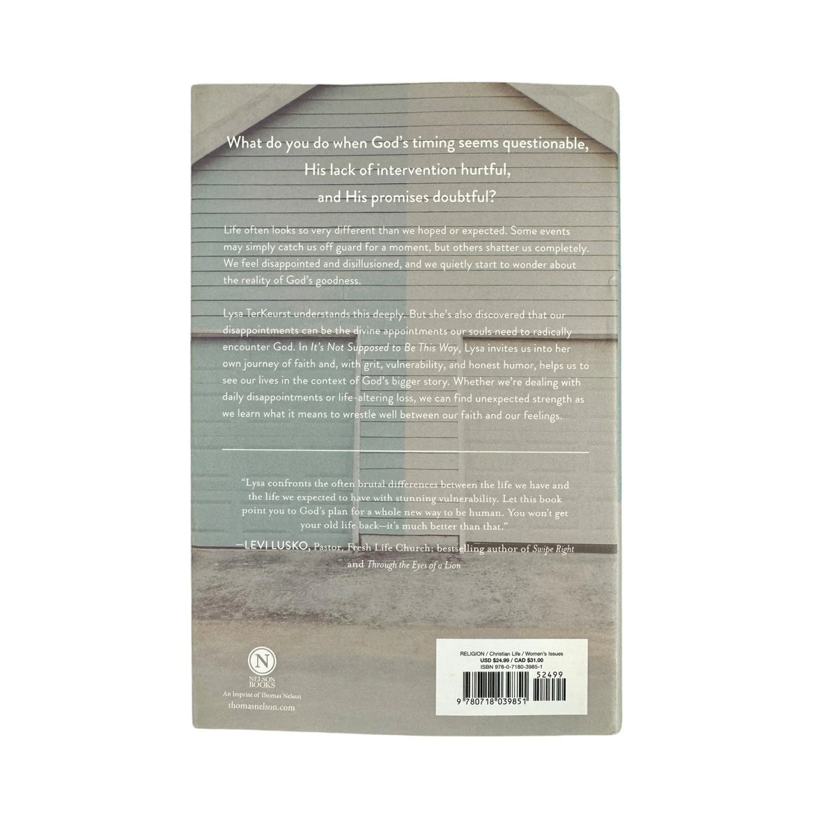 It's Not Supposed to be This Way by Lysa Terkeurst (Hardcover) - Image 2