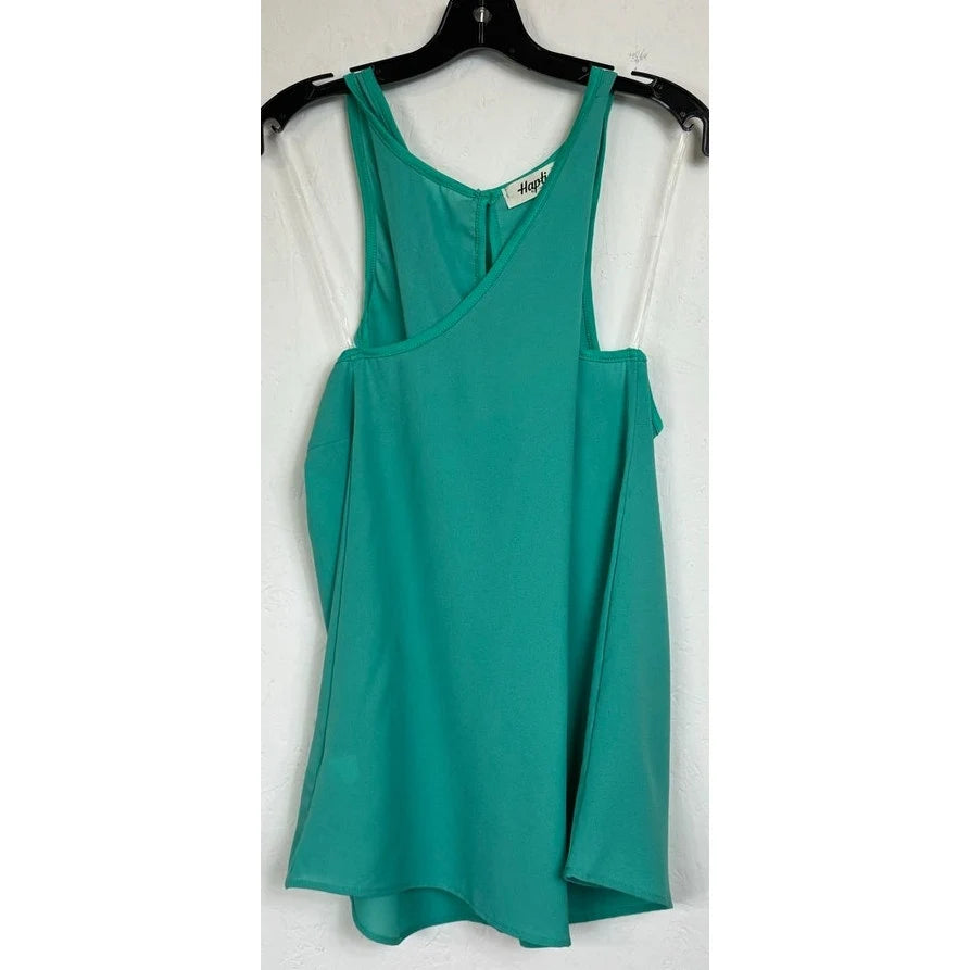 Haptics Green Sleeveless Blouse Women's 1X - Image 2