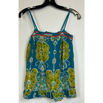 Billabong Blue Sleeveless Blouse Women's Small - Image 1