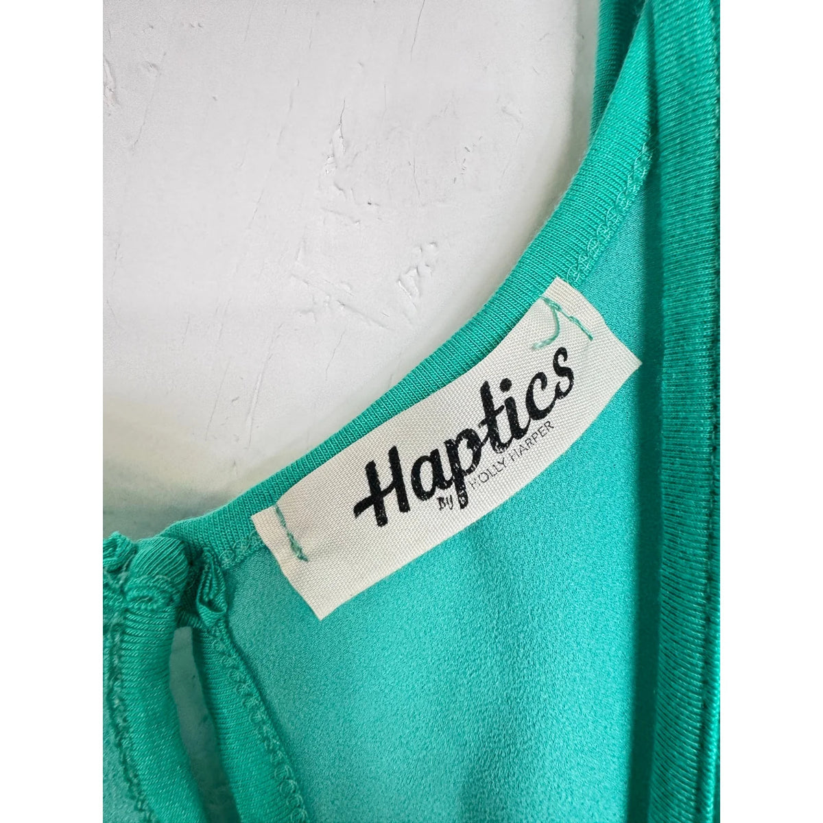 Haptics Green Sleeveless Blouse Women's 1X - Image 3