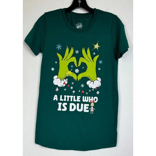 The Grinch Green Short Sleeve T-shirt Women's Medium - Image 1