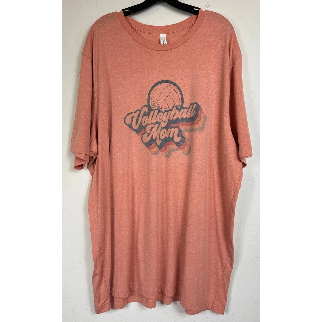 Canvas Orange Short Sleeve T-shirt Women's 4XL - Image 1