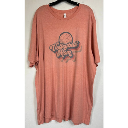 Canvas Orange Short Sleeve T-shirt Women's 4XL - Image 1