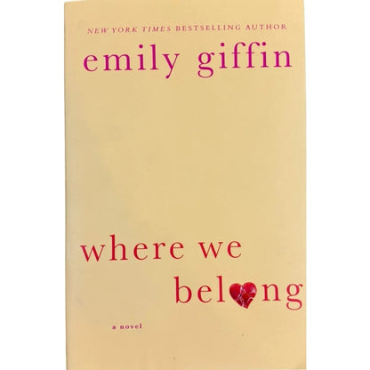 Where We Belong by Emily Giffin (Paperback) - Image 1