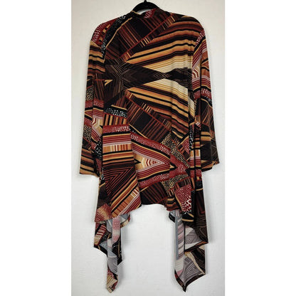 Avenue Brown Long Sleeve Cardigan Women's 26/28 - Image 2