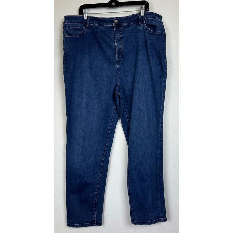 Croft & Barrow Blue Jeans Women's 20W - Image 1