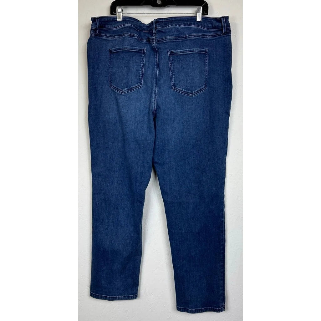 Croft & Barrow Blue Jeans Women's 20W - Image 2