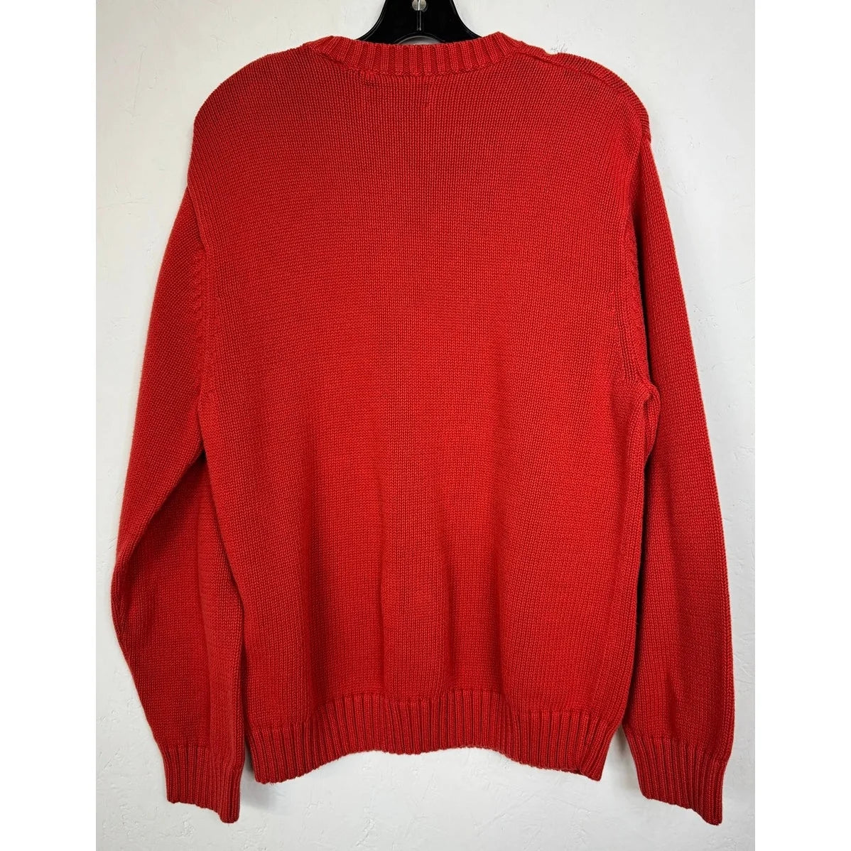 Chaps Orange Sweater Men's Large - Image 2
